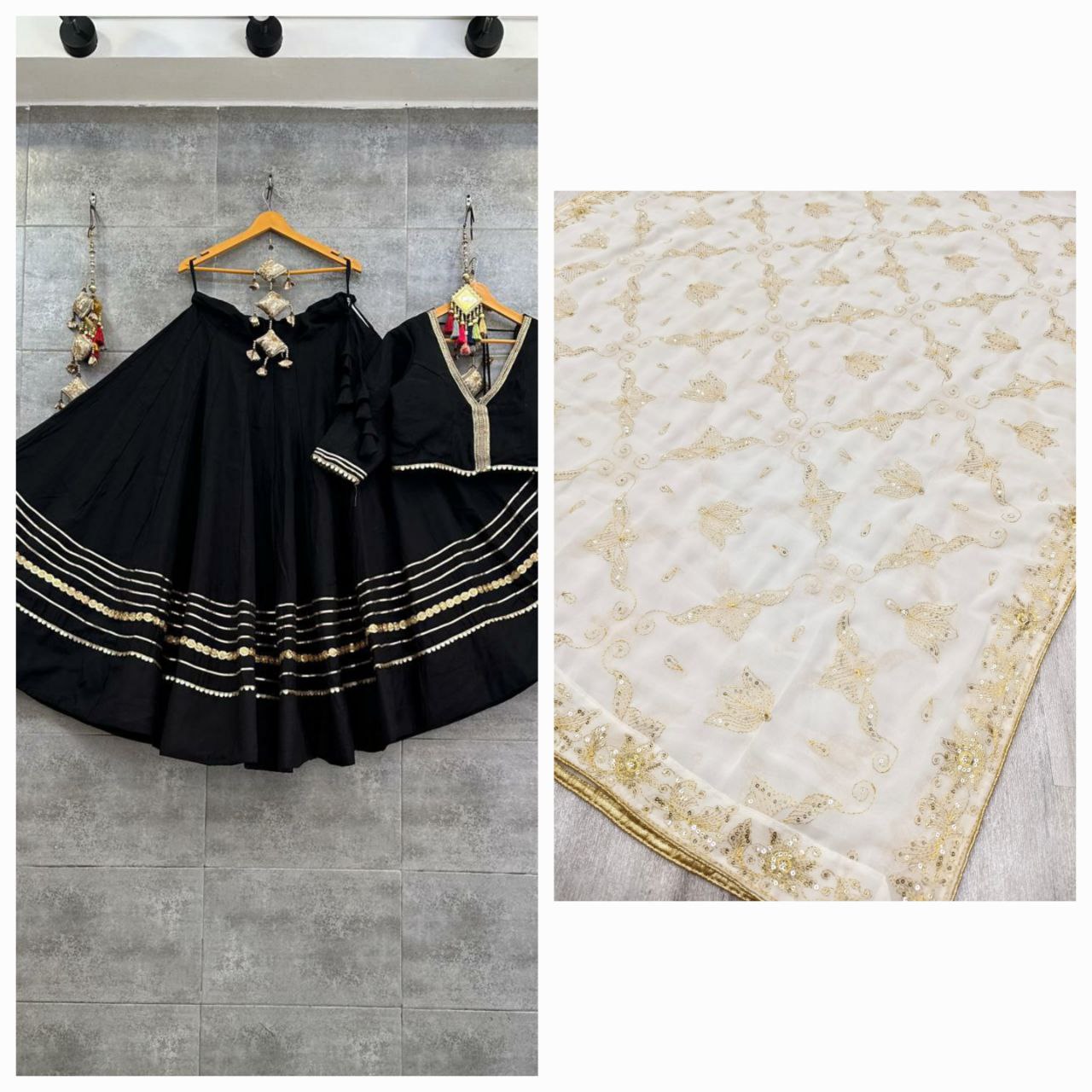 Roman silk lehenga choli with best finishing and original quality