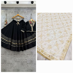 Roman silk lehenga choli with best finishing and original quality