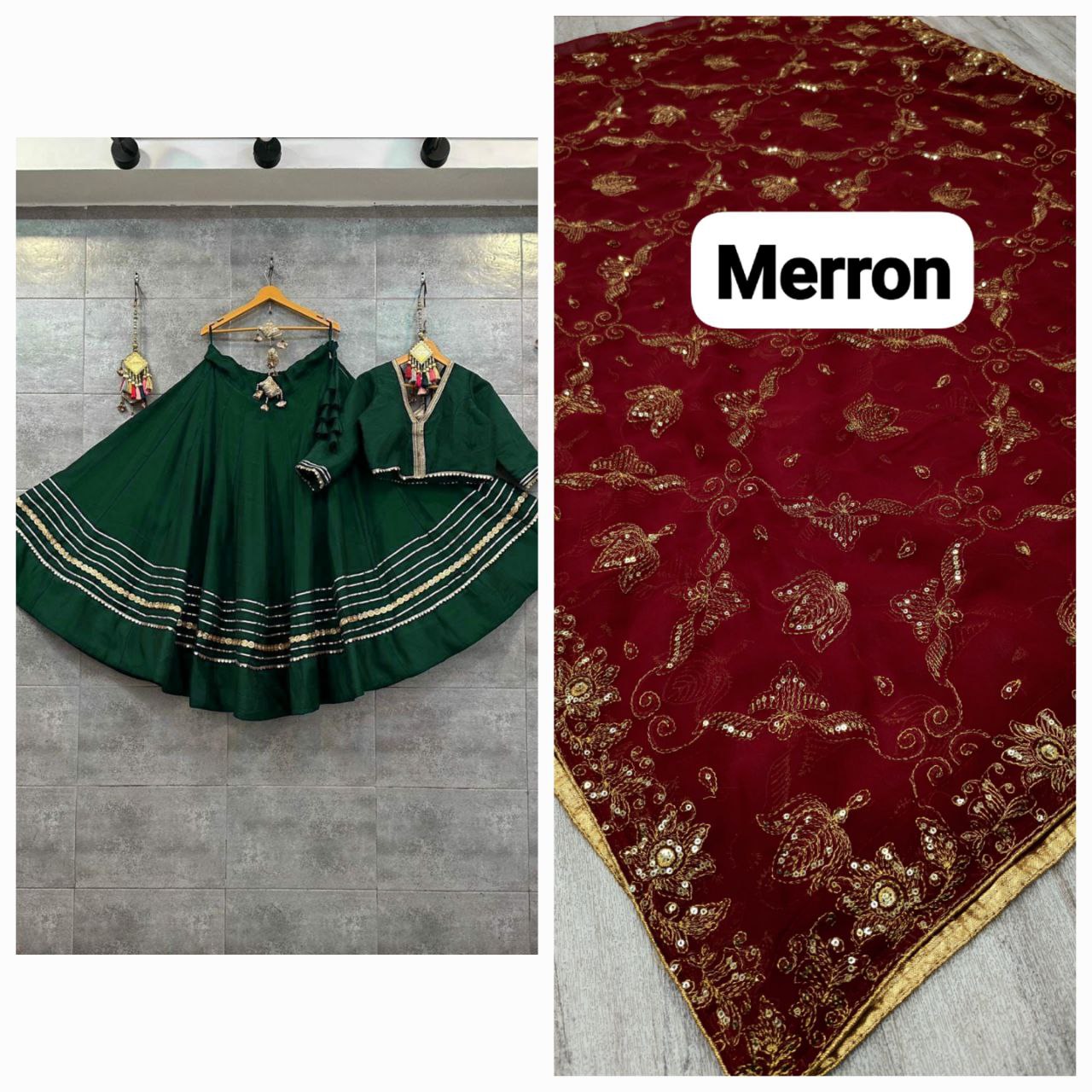 Roman silk lehenga choli with best finishing and original quality