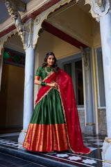 A touch of South Indian grace lehenga choli