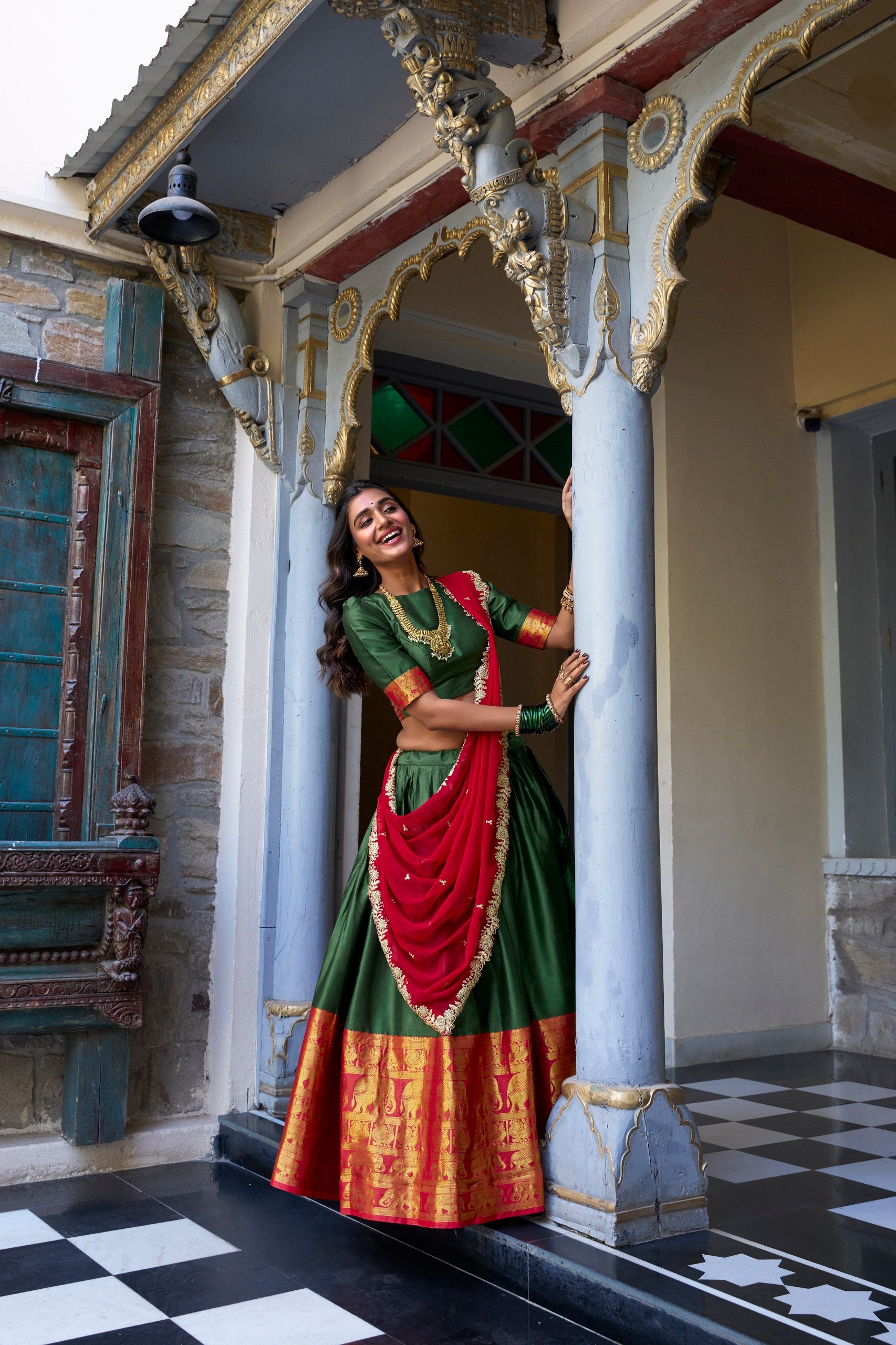 A touch of South Indian grace lehenga choli