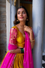 A touch of South Indian grace lehenga choli